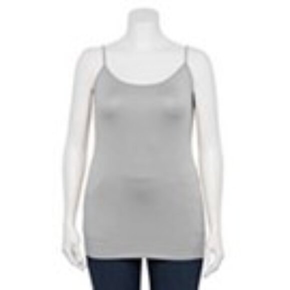 Sonoma 2PC Set Everyday Cami Tank Top Ash Gray & Abyss Green Size XXL NEW - Picture 2 of 5